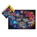 Jigsaw Puzzles for Adults 2000 Piece Colorful Skull Paper puzzle Puzzle for Adults ​2000 Pieces Puzzle 2000 Pieces Kids Large Puzzle Game Decompression Toys 100 * 70cm