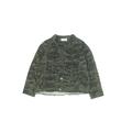 Bella Dahl Denim Jacket: Green Camo Jackets & Outerwear - Kids Girl's Size 14