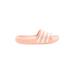 Adidas Sandals: Slide Platform Bohemian Pink Print Shoes - Women's Size 6 - Open Toe
