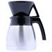 Melitta Pour-Over Coffee Brewer & Stainless Steel Carafe Set with Coffee Filters, 42 Ounce Set - Silver