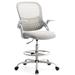 Drafting Tall Office Chair Ergonomic High Desk Chair with Flip-up Armrests