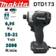 Makita-Outil électrique multifonction DTDOil tournevis à percussion au lithium outil sans balais