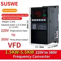 Vineau haute performance 220V à 380V 1 5 kW/feckW/4kW/5 5 kW 1 phase sortie triphasée 220V