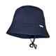 maximo - Baby-Fischerhut Basic Line Mit Bindeband In Navy, Gr.51