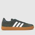 adidas vl court 3.0 trainers in dark green