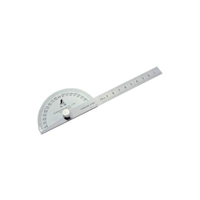 Shinwa 62480 Winkelmesser aus Edelstahl Gradmesser No.19 - by FAMEX - 90°, 10cm Image