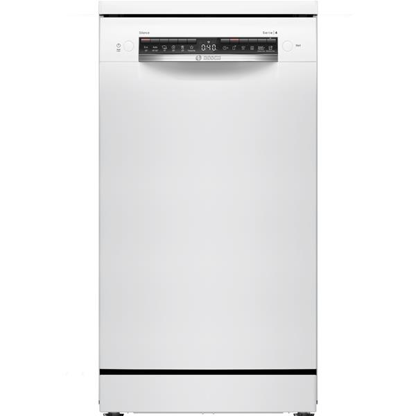 Bosch Serie 4 SPS4HKW49E Freistehender Geschirrspüler, Höhe 84,5 cm, Breite 45 cm, Weiß Image