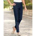 Blair Women's SlimSation® Tapered-Length Pants - Denim - 12P - Petite