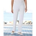 Blair Women's SlimSation® Straight-Leg Pants - White - 16 - Misses