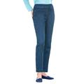 Blair Women's SlimSation® Ankle Pants - Denim - 12 - Misses