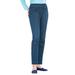 Blair Women's SlimSation® Ankle Pants - Denim - 8 - Misses