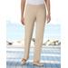 Blair Women's SlimSation® Straight-Leg Pants - Tan - 20W - Womens