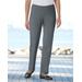 Blair Women's SlimSation® Straight-Leg Pants - Grey - 20W - Womens