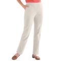 Blair Women's Dennisport Easy Pull-On Chinos - Grey - 4P - Petite