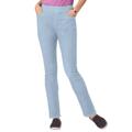 Blair Women's Liberty Knit Denim Slim Pull-On Jeans - Denim - PXL - Petite