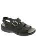 Propet Breezy Walker - Womens 7.5 Black Sandal W