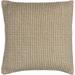 Zohar 22" Square Modern Tan/Light Silver/Dark Purple/Ash/Silver Gray Throw Pillow - Hauteloom