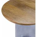 Reichenau 21"H x 18"W x 18"D Modern Blue End Table - Hauteloom