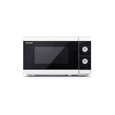 Sharp - YC-MG01E-W Mikrowellenherd Hob Mikrowellenherd mit Grill 20 l 800 w Schwarz, White Image