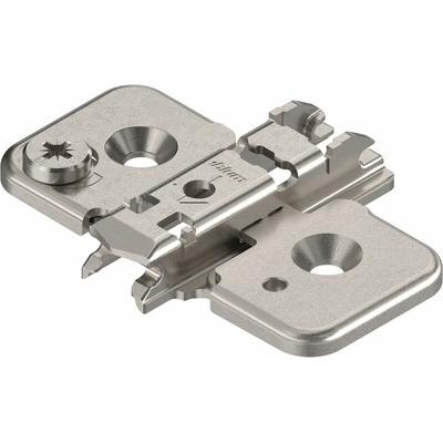 Clip Exzenter Kreuzmontageplatte, Stahl, Schrauben, Distanz 0 mm - Blum Image