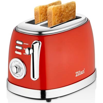60er Jahre Retro 2 Scheiben Doppelschlitz Toaster Edelstahl Toaster Retro Toaster Vintage Mit