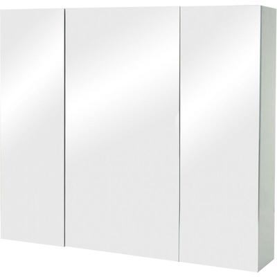 HHG - neuwertig] Spiegelschrank 806b, Badschrank Hängeschrank, 6 Regalböden hochglanz Image