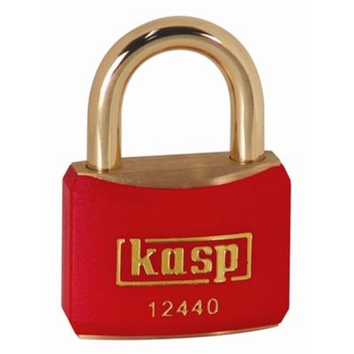 Kasp - K12440REDA1 Vorhängeschloss 40 mm gleichschließend Goldgelb Schlüsselschloss