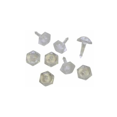 Faltenstecker glasklar, 50 Stück Vorhangschienen - Gardinia Image