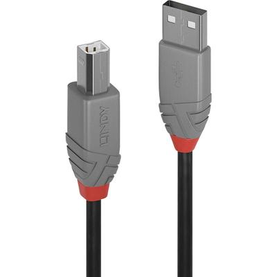 Lindy - USB-Kabel usb 2.0 usb-a Stecker, usb-b Stecker 2.00 m Schwarz 36673 Image
