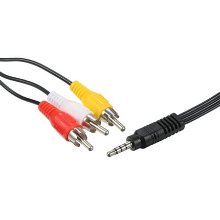 Spirastell Adapter Cable 3.5mm Rca Audio 3.5mm To 3 Male Av Wire 1.2m Dv Mp4 Wire 1.2m Dv Video Cable 3.5mm Dv Mp4 Convertor 3 Rca Male Rca Male Av Rca Audio Video Cable 3.5mm To Adapter Cable Eryue