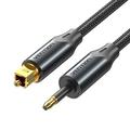 3.5mm Digital Optical Audio Cable Toslink SPDIF Coaxial Cable for Amplifiers Blu-ray Xbox 360 PS4 Soundbar Fiber Cable Red 1m