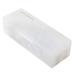 BUYISI Data Cable Storage Box Power Cord Storage Sorting Partitioned Box With Cover White