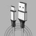 1m 2m 3m Micro USB Cable for Xiaomi Redmi Note 5 Pro Android Mobile Phone Data Cable for Samsung S7 Fast Charging Micro Charger Silver 3m