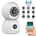 Outoloxit Smart 4MP-lens HD Indoor Surveillance Camera 360 Degree Mobile Phone Wifi Remote Monitoring Two-way Intercom 1080P HD Night Vision Mobile Tracking Alarm