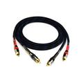 Hifi RCA Cable High Quality 6N OFC HIFI 2RCA Male to Male Audio Cable Blue 0.75m