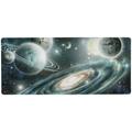 ALAZA Alien Planet Solar System Galaxy In Space Large Gaming Mouse Pad Big Mousepad Mice Keyboard Mat with Non-Slip Rubber Base for Computer Laptop Home & Office 35.4 X 15.7 inch