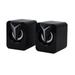 Washranp 1 Pair USB Speaker Sound Box Lightweight Portable Mini Loudspeaker with RGB Light Surround Sound Speaker for Laptop Desktop Tablet