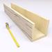 Ekena Millwork 3-Sided (U-beam) Riverwood Endurathane Faux Wood Ceiling Beam Urethane | 6 H x 120 W x 6 D in | Wayfair BMRW3C0060X060X120DF