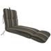 Jordan Manufacturing Sunbrella 22" x 74" Outdoor Chaise Lounge Cushion w/ Ties & Loop, Polyester | 5 H x 74 W x 74 D in | Wayfair 856PK1-2601H