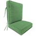 Jordan Manufacturing 22" x 45" Outdoor Deep Seat Chair Cushion Set w/ Ties & Welt Polyester | 4 H x 22 W x 21 D in | Wayfair 9746PK1-6402C