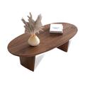 Lilac Garden Tools Sled Coffee Table Wood in Brown | 13.78 H x 35.43 W x 17.72 D in | Wayfair Coffeetable20230226AABB694600135897LGTNut-Brown90