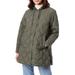 Hooded Quilted Liner Jacket - Green - Bernardo Jackets