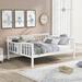 Harriet Bee Full Size Daybed, Wood Slat Support Wood in White | 34.1 H x 56.2 W x 79.5 D in | Wayfair C280AB5F96194EC2866A32FA934771A6