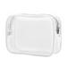 BrowQuartz Cosmetic Bags Lady Transparent Fashion Zipper Pouch Makeup Bag Storage Organizer Bath Wash Handbags Case Women White