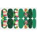 Hanety Nail Gel Stickers 2021 Christmas Nail Stickers Nail Decals Snow Snowman Milu Deer Santa Claus Christmas Nail Stick Birthday Gifts for Women