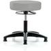 Perch Degree Height Adjustable Stationary Massage Therapy Swivel Stool | Desk Height | 300-Pound Weight Capacity | (Adobe White Vinyl)