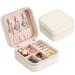 Fashion Flannel Square Jewelry Box Simple layout Makeup Organizer Choker Ring Necklace Storage