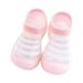 Borniu Baby Socks Toddler Socks Clearance Toddler Baby Boys Girls Cute Fashion Stripe Hollow Out Breathable Soft Non-slip Toddler Shoes Socks