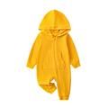 Canis Long Sleeve Zipper Hooded Jumpsuit for Baby