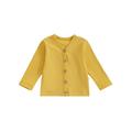 Baby Girls Boys Knitted Cardigan Solid Color V-Neck Button Sweater Coat Fall Winter Jacket